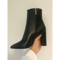 Yves Saint Laurent Ankle boots Leather in Black