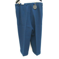 Akris Paire de Pantalon en Laine en Bleu