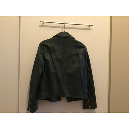 Max & Co Jacket/Coat Leather in Green
