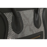 Céline Luggage Micro 27 Leather in Black