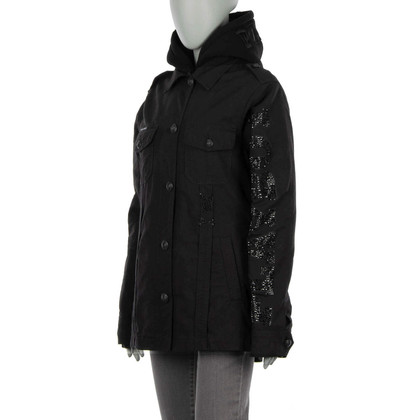 Philipp Plein Jacket/Coat Cotton in Black