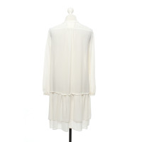 Semi Couture Vestito in Seta in Bianco