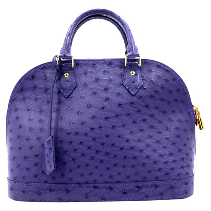 Louis Vuitton Alma aus Leder in Violett