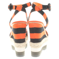 Prada Sandals with striped pattern