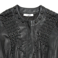 Givenchy Leren jas in zwart