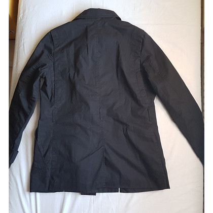 Calvin Klein Jacke/Mantel aus Baumwolle in Schwarz