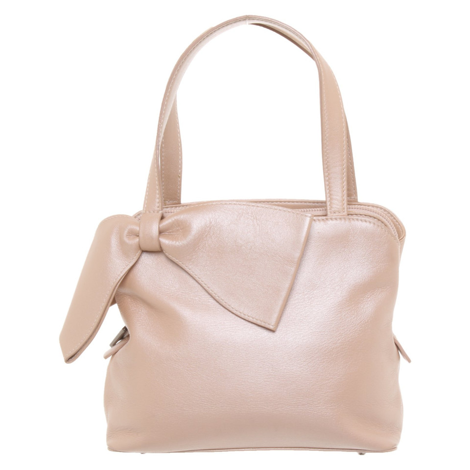 Furla Handtasche aus Leder in Nude