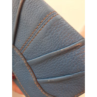 Lancel Täschchen/Portemonnaie aus Leder in Blau
