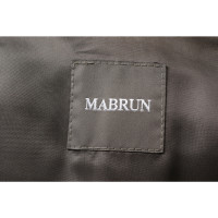 Mabrun Jacke/Mantel aus Wolle in Grau