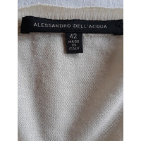 Alessandro Dell'acqua Strick aus Baumwolle in Creme