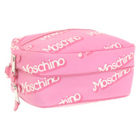 Moschino Umhängetasche aus Leder in Rosa / Pink