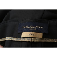 Piazza Sempione Trousers Wool in Black