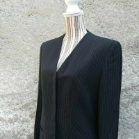 Giorgio Armani Suit Viscose in Zwart