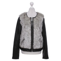 Other Designer Goosecraft leather jacket with faux fur
