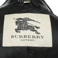 Burberry Giacca/Cappotto in Pelle in Nero