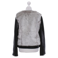 Other Designer Goosecraft leather jacket with faux fur