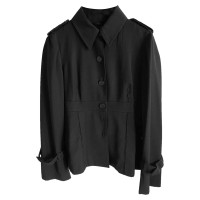 Costume National Jacket/Coat Wool in Black