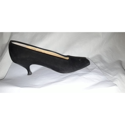 Sergio Rossi Pumps/Peeptoes en Daim en Noir