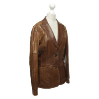 René Lezard Blazer Leather in Brown