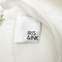 Iris & Ink Zijden shirt in crème