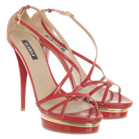 Le Silla  Sandals Leather in Red