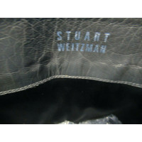 Stuart Weitzman Stiefel aus Lackleder in Schwarz