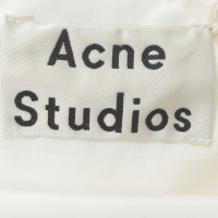 Acne Wikkel jurk in wit