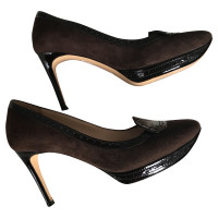 Armani Pumps/Peeptoes Leather in Brown