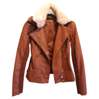 Twin Set Simona Barbieri Faux leather jacket for women Twin set j