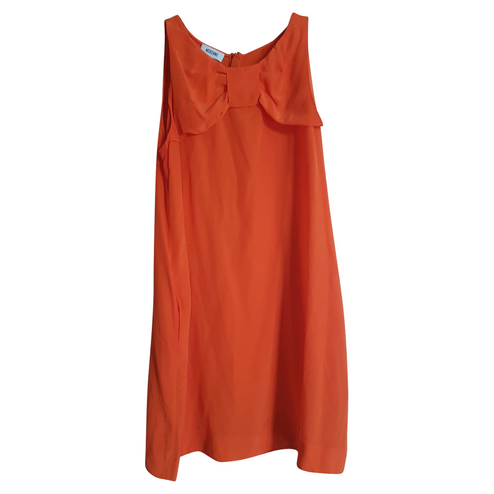 Moschino Dress Silk in Orange