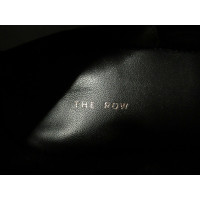 The Row Slipper/Ballerinas aus Leder in Schwarz