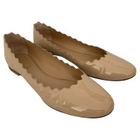 Chloé Slippers/Ballerinas Patent leather in Nude