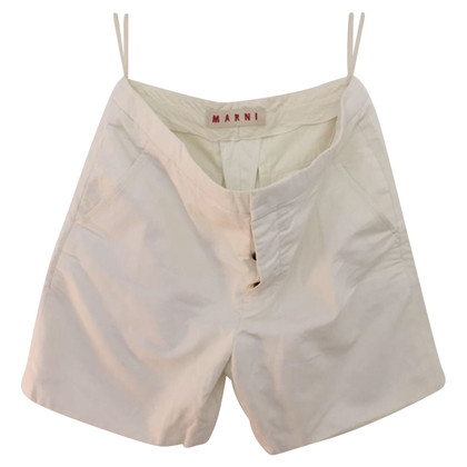 Marni Shorts aus Baumwolle in Weiß