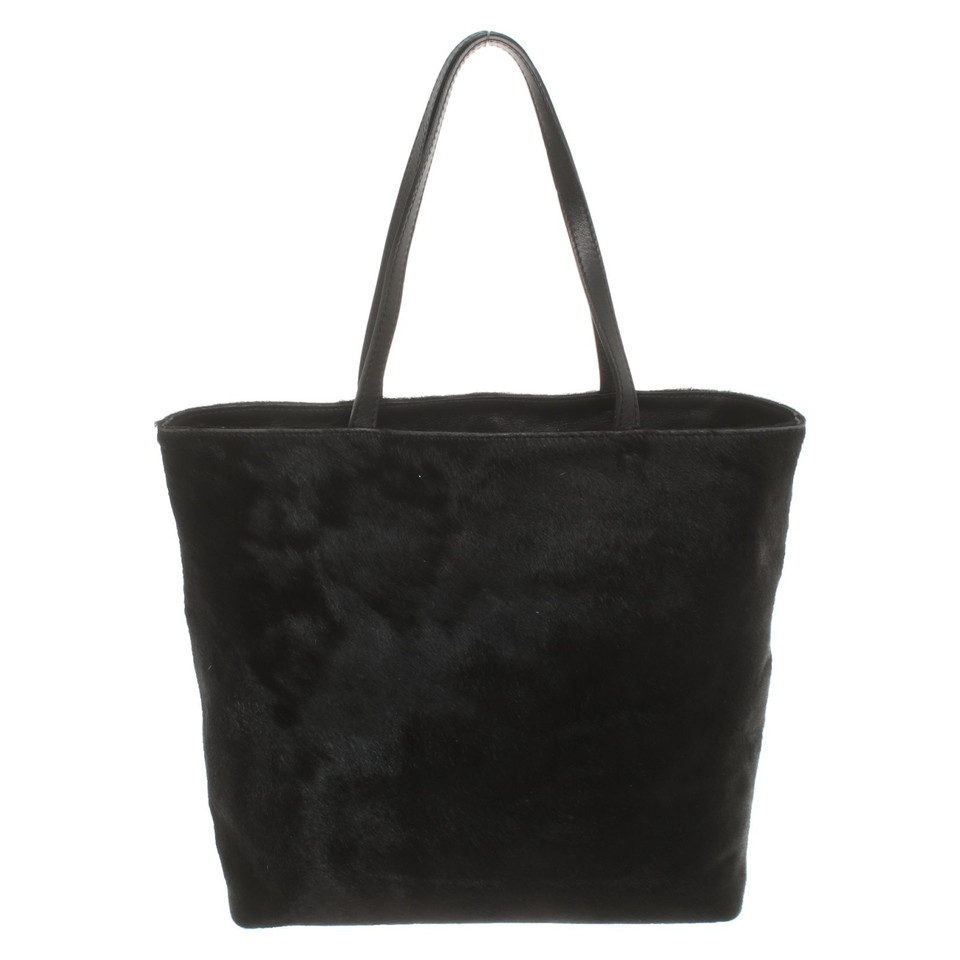 Gianni Chiarini Shopper aus Pelz in Schwarz