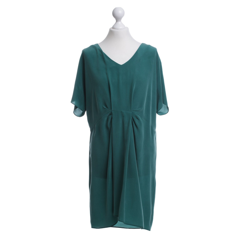 Comptoir Des Cotonniers Silk dress in green