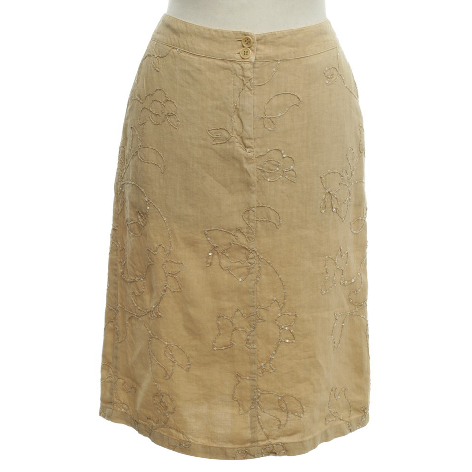 Etro Linnen rok in beige