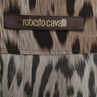 Roberto Cavalli Geplooide rok met luipaard print