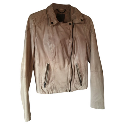 Muubaa Jacket/Coat Leather in Beige