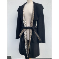 Roberto Cavalli Jacket/Coat Wool in Black