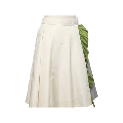 Prada Skirt Silk in Cream
