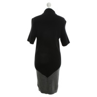 Balenciaga Wollen jurk in donkergrijs / zwart