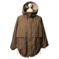 Woolrich Poncho impermeabile in verde oliva