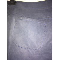 Diane Von Furstenberg Paire de Pantalon en Soie en Bleu