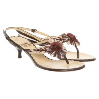 Moschino Cheap And Chic Sandalen Leer in Bruin