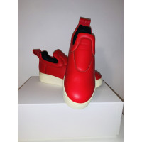 Céline Chaussures de sport en Cuir en Rouge