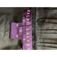 Ralph Lauren Purple Label Oberteil aus Seide in Schwarz