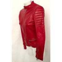 Ibana Jacke/Mantel aus Leder in Rot