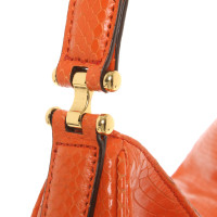 Ralph Lauren Umhängetasche aus Leder in Orange