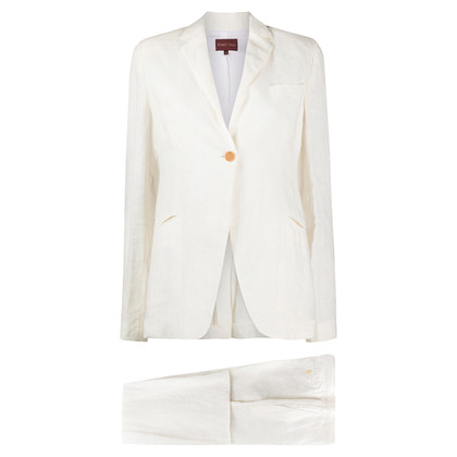 Romeo Gigli Anzug aus Leinen in Weiß