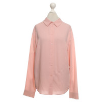 Iris Von Arnim Zijden blouse in roze